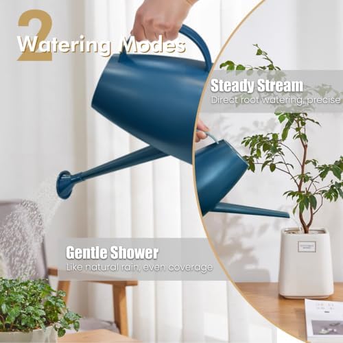 60 oz Watering Can, Small Watering Can for Indoor Plants with Long Spout - Image 2