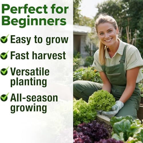 HOME GROWN 10 Variety Lettuce Seed Mix, 11,500+ Seeds, Indoor & Hydroponic - Image 7