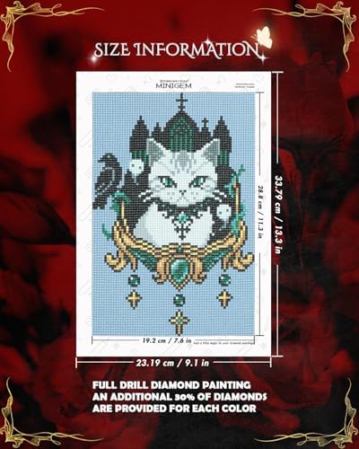 forever young Soulbound Cat Minigem Horror Diamond Painting Kits for Adults - Image 6