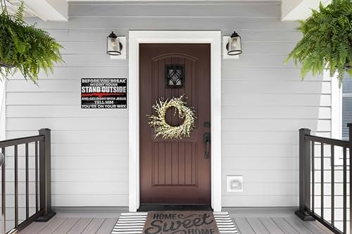 Whimsical Warning Metal Tin Signs 8x12 in Rustic Hanging Plaque for Home Restaurant Bar Cafe Decor Unique Wall Decoration Room Accent Door Sign with Humorous Message - Image 5