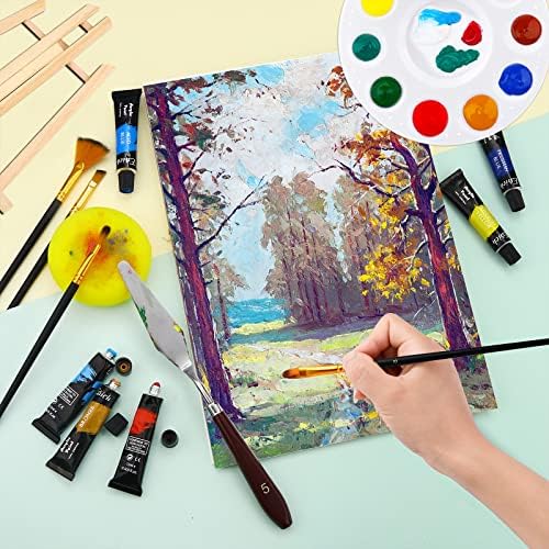 ESRICH 56 PCS Acrylic Paint Canvas Set for Adults with 36 Paint - Image 2