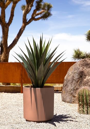 Veradek Demi Series Planter - Large Round Outdoor Planter - Image 4