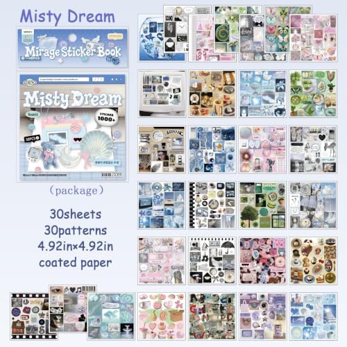 500+Japanese Stickers for Scrapbooking Supplies,Vintage Stickers for DIY - Image 2