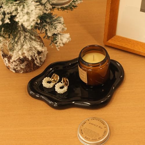 CCINPPY Ceramic Cloud Jewelry Tray Trinket Dish Key Bowl Nightstand Decor - Image 6