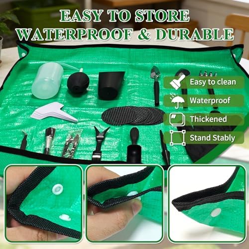 Gute 30Pcs Mini Succulent Tools Set,Plant Care Kit w/Repotting Mat - Image 7