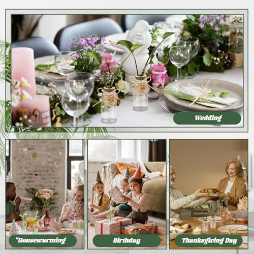 Ysglory 24 Pack 3.54'' Plant Propagation Stations 4oz Plastic Vases Jars - Image 6