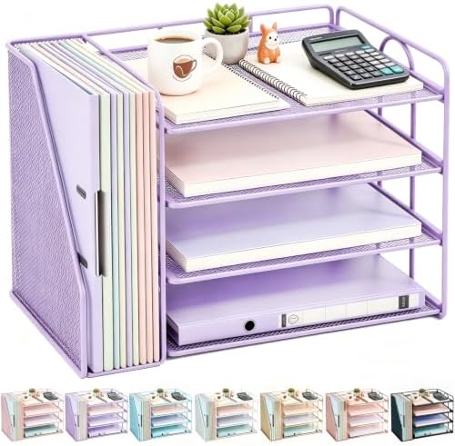 gianotter 4-Tier Paper Organizer With Magazine Holder by gianotter