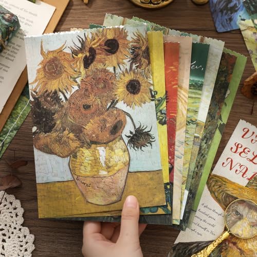 Aesthetic Oil Painting Sticker Book, 500+ Vintage Scrapbook Stickers for Adults and 20 A5 Scrapbook Papers, Ephemera Sticker Book for Junk Journal Supplies, Washi Stickers for Journalingg Scrapbooking - Image 5