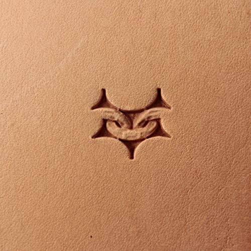DandS ltd Leather Stamp Tool, Hauberk, Professional Steel Craft Tool for Leatherworking, Embossing, Carving & Stamping Leather Projects, Belts Wallets & DIY Projects Compatible with Mallet #394