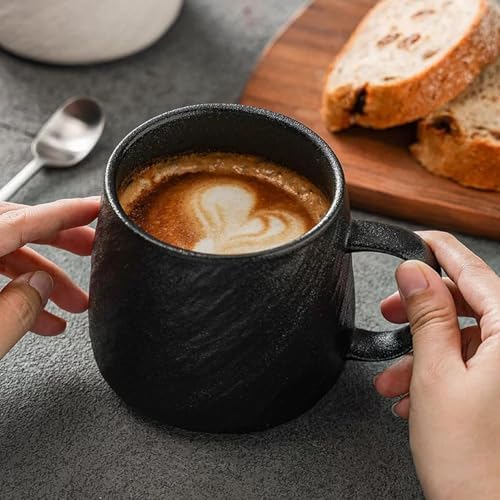 Large Capacity Ceramic Mug - Minimalist Design, Unique Water Cup for Tea & Coffee - Office & Home Use, Couple Mugs Set with Stylish Aesthetic - Image 7