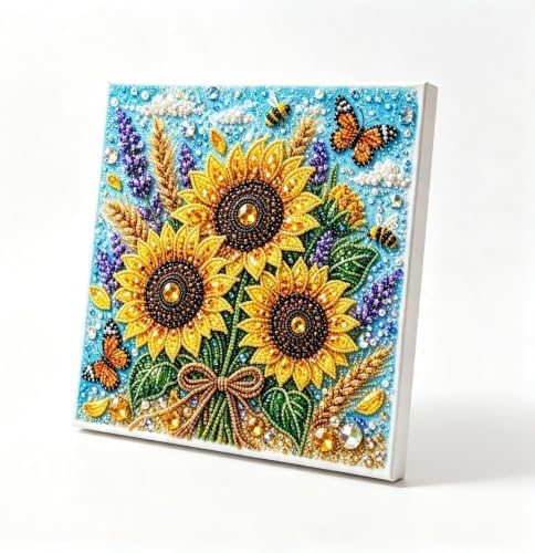 DIY Pearl Art Kit for Adults (Sunflowers) by Unknown