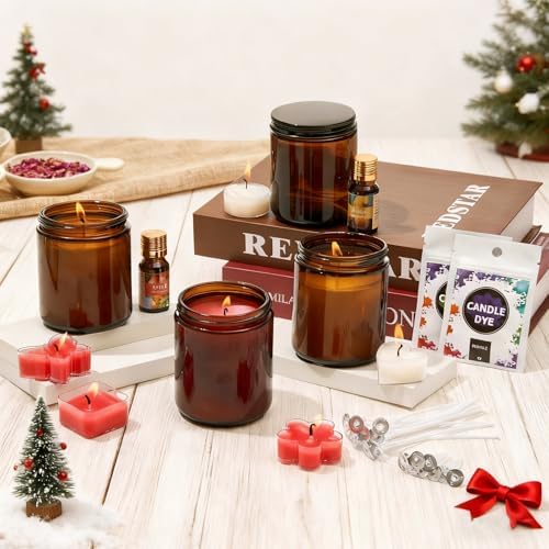 Complete Soy Candle Making Kit with Wax Melter for Beginners & Adults - Image 3