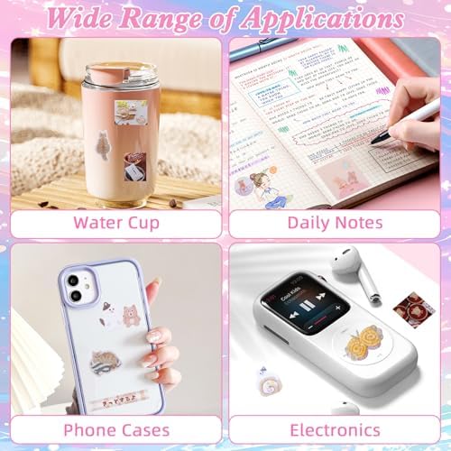 800Pcs Japanese Sticker Book for Journaling Adult, Cute Scrapbook Stickers - Image 6