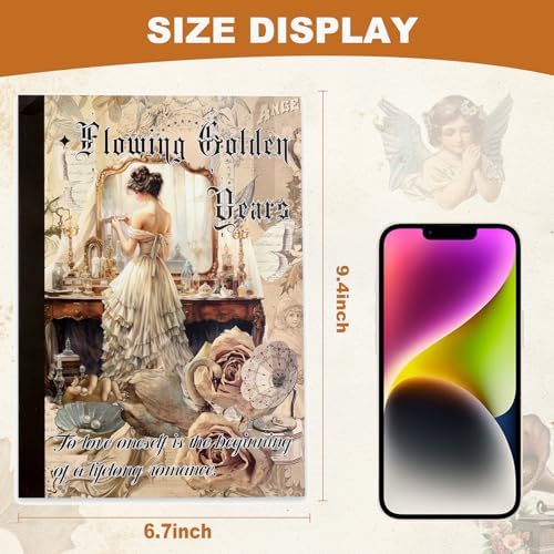 Vintage Ephemera Sticker 24 Sheets 480 precut washi Stickers Paper Journal Stickers for Adults Junk Journal Sticker Book Scrapbooking Supplies - Image 5
