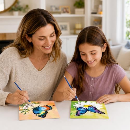 8 Pack Pre Drawn Canvas Painting Kits for Adults Sip and Paint Kit - Image 5