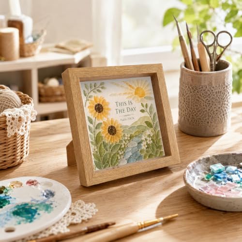 FRANDEK Mosaic Craft Kit for Adults Nature Theme Acrylic Gem Set Decoration - Image 3
