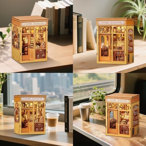 Fsolis Book Nook Kit - DIY Miniature House Kit - Image 6