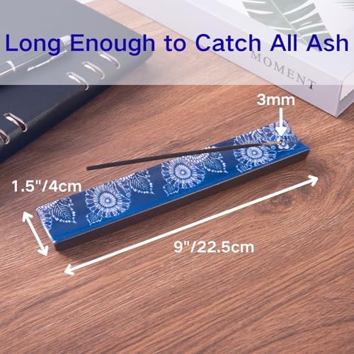 Incense Holder for Sticks, Ceramic Incense Burner with Ash Catcher, Aesthetic Decor for Home, Room & Office, Unique Gifts for Housewarming Yoga, Meditation & Spa - Image 3