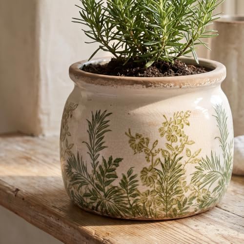Cottagecore Ceramic Vase & Planter, flower pots for indoor plants - Image 2