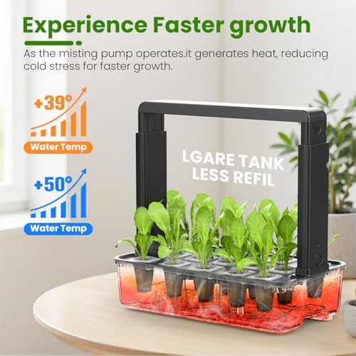 15 Pods Hydroponics Growing System Indoor Garden with LED Grow Light - Image 2