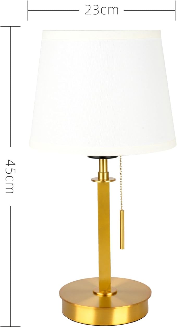 Plug-in LED Table Lamp – Multi-Functional Night Light for Bedroom, Dining Room, Bar, Bedside, Camping, and Balcony – with Lampshade, Modern Minimalist Design（Without Bulb）