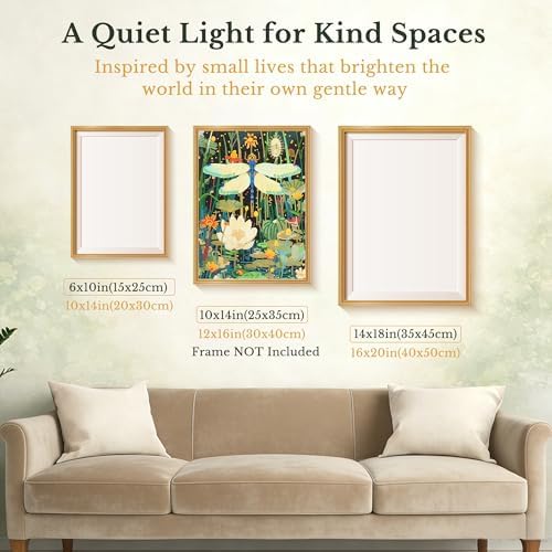 DIAMONDOUBLE Spring Summer Diamond Art Kits for Adults, 12x16 5D Full Drill Diamond Painting on Velvet Canvas, Dragonfly Design with Mixed Acrylic & Special Shape Diamonds, DIY Paint by Diamonds - Image 2