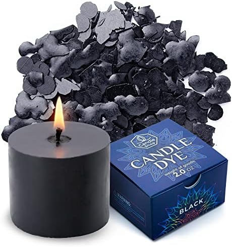 Black Candle Dye 2 oz for Soy Candle Making – Wax Color Chips by ALEXES