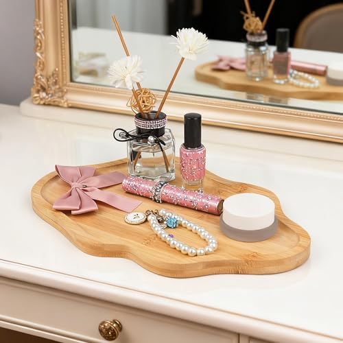 Wood Decorative Tray, Perfume Tray, Wooden Tray, Place Candles, Perfume, Decorations, and Plants - Image 3