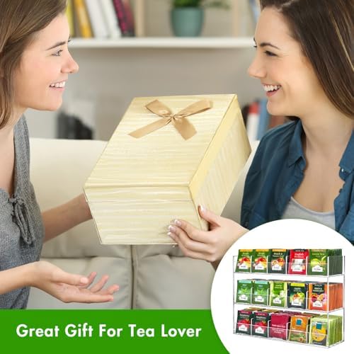 BEYGORM Acrylic Tea Bag Organizer for 270 Tea Packets - Image 6