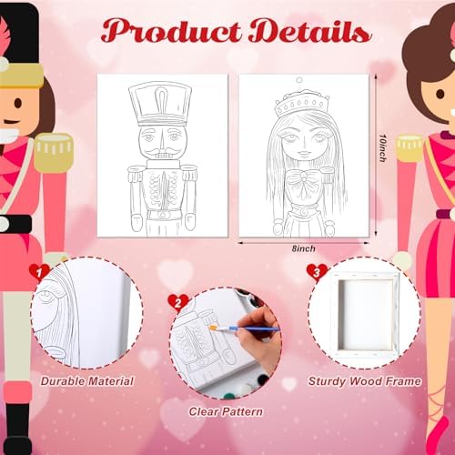Zhanmai 2 Pack Christmas Sip and Paint Kit for Couples Date Night - Image 3