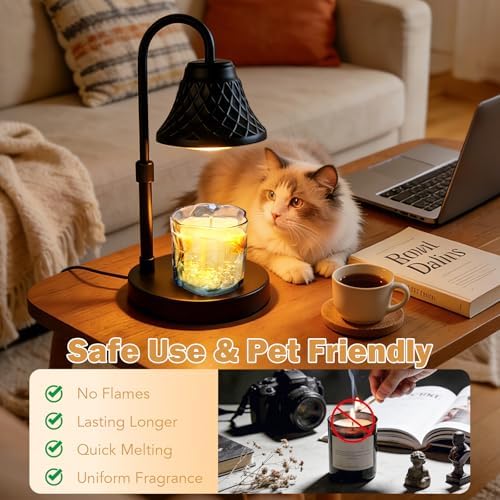 Adjustable Candle Warmer Lamp with Timer: Mothers Day Gifts Lamp fits All Candle Jar Home Decor - Wax Warmer for Scented Wax - Birthday Gifts for Women - Image 2