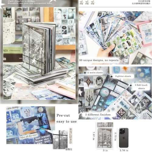 Japanese Stickers for Scrapbook Supplies, Japanese Sticker Book for Journal - Image 3