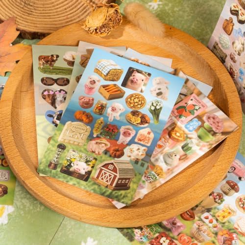 Retro Sticker Book, 2 Set Sticker Books, Meadow - Image 4