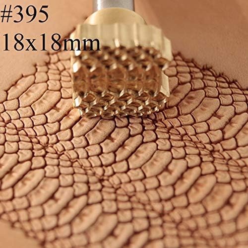 DandS ltd Snake Leather Stamp Tool, Professional Steel Craft Tool for Leatherworking, Embossing, Carving & Stamping Leather Projects, Belts Wallets & DIY Projects Compatible with Mallet #395