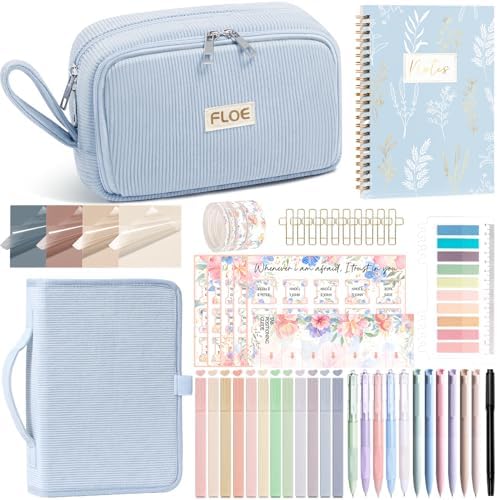 Bible Study Supplies Journaling Annotation Kit w/Bible Cover Case for Women by Unknown