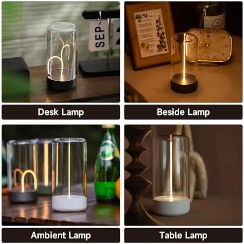 AUGE LIGHT Mini Minimalist Table Lamp, Cordless Lamp, Rechargeable Lamp - Image 6