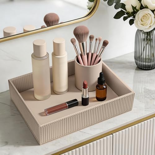 SITHON Valet Tray Desk Organizer PU Leather Catchall - Image 5