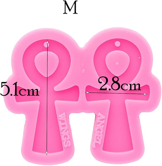 Resin Earring Mold Silicone Resin Jewelry Molds Epoxy Resin Casting Molds for Women Earring Crafts DIY Necklace Pendant Resin Mold