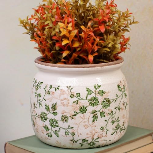Vintage Country Ceramic Vase and Planters, English Cottage Garden Decor - Image 4