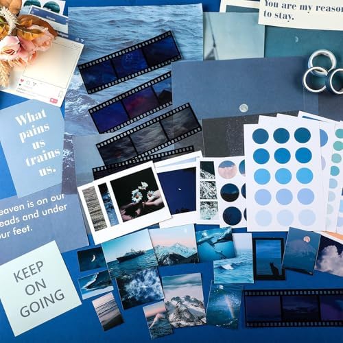 114 Pcs Aesthetic Scrapbook Kit DIY Junk Journaling Supplies, Fresh Style - Image 6
