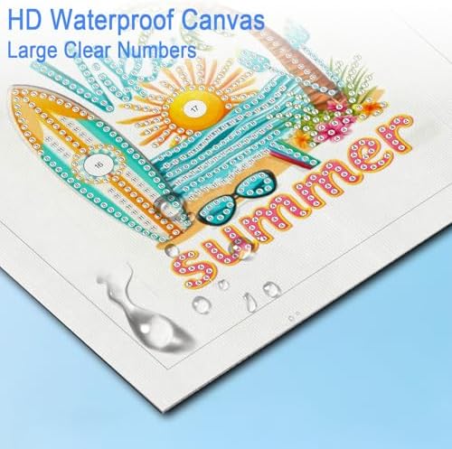 DOZEEZOP 12-Pack Small Diamond Art Kit for Adults Teens 7"x7" - Image 4