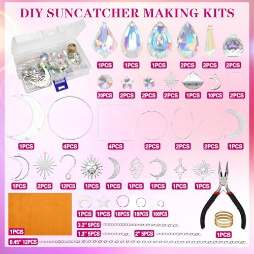 228pcs Sun Catcher Kits for Adults, DIY Arts and Crafts for Women - Image 5