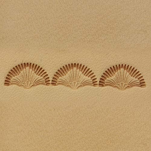 DandS ltd Leather Stamp Tool, Geometric, Professional Steel Craft Tool for Leatherworking, Embossing, Carving & Stamping Leather Projects, Belts & DIY Projects Compatible with Mallet #177