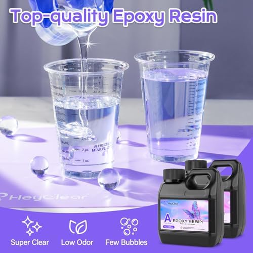 HeyClear 18oz Epoxy Resin Kit Molds Complete Set for Beginners DIY Crafts - Image 4
