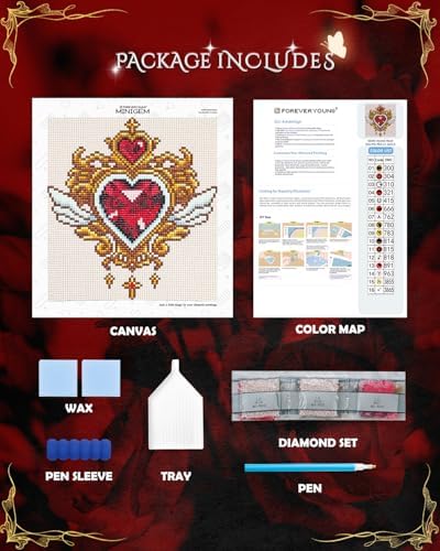 forever young Vowed Heart Minigem Horror Diamond Painting Kits for Adults - Image 7