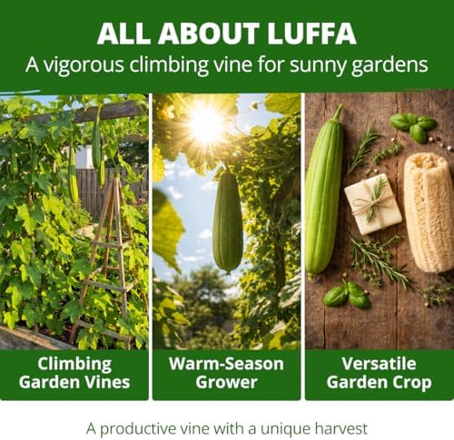 HOME GROWN Luffa Loofah Gourd Seeds, 40 Seeds, Luffa aegyptiaca - Image 5