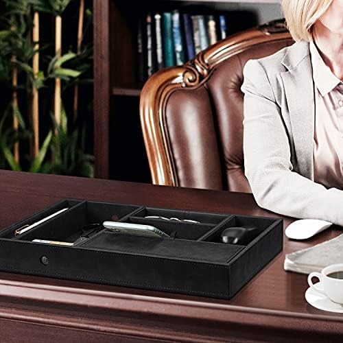 SITHON Valet Tray Desktop Organizer Catchall EDC Tray - Image 4