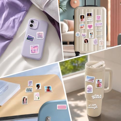 Purple Vision Board Supplies - 50 Pcs Aesthetic Black Girl Stickers - Image 6