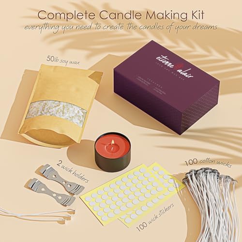 Etienne Alair Organic Candle Wax, Pure Soy Wax for Candle Making, 50 lbs - Image 2