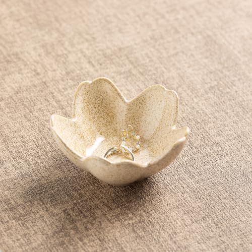 Floral Vanity Tray, Ceramic Jewelry Dish for Rings by Unknown